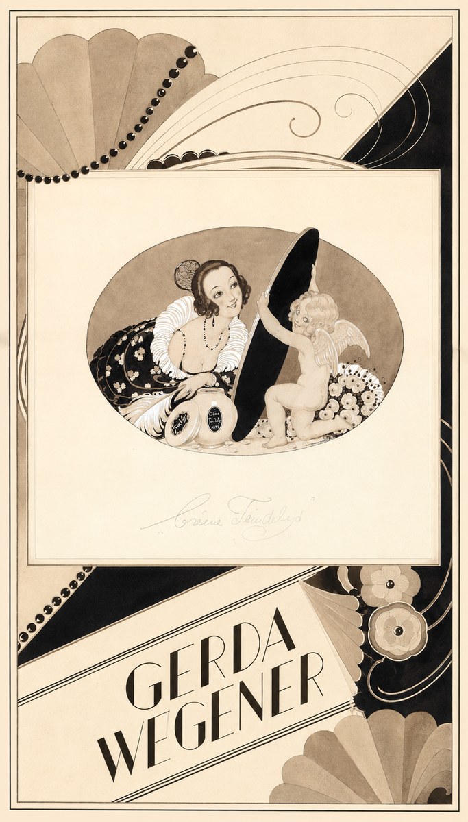Gerda Wegener Crème Teindelys II No5 - Juliste