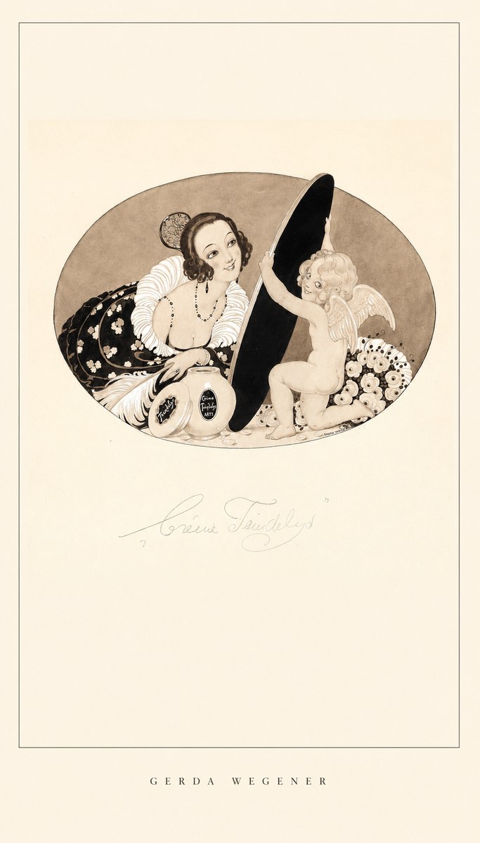 Gerda Wegener Crème Teindelys II No6 - Juliste