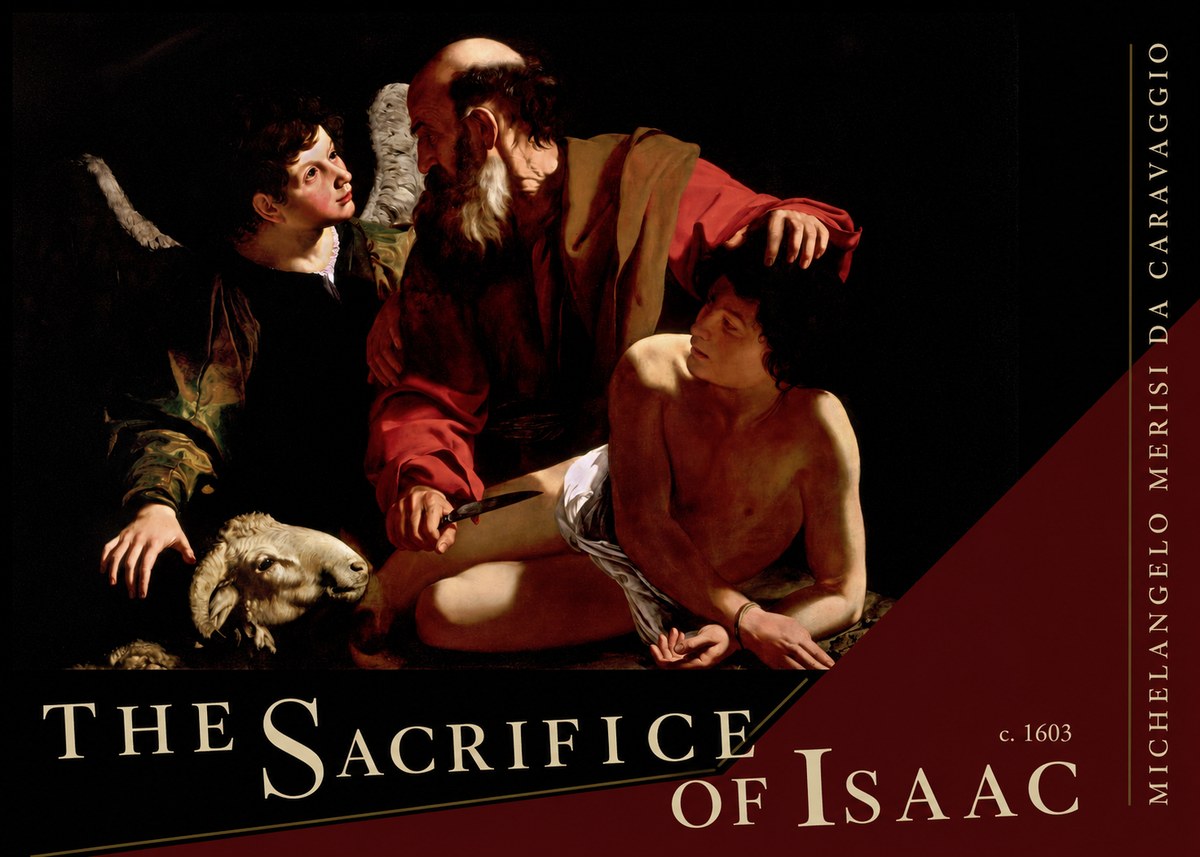 Michelangelo Merisi da Caravaggio The Sacrifice of Isaac III No5 - Juliste