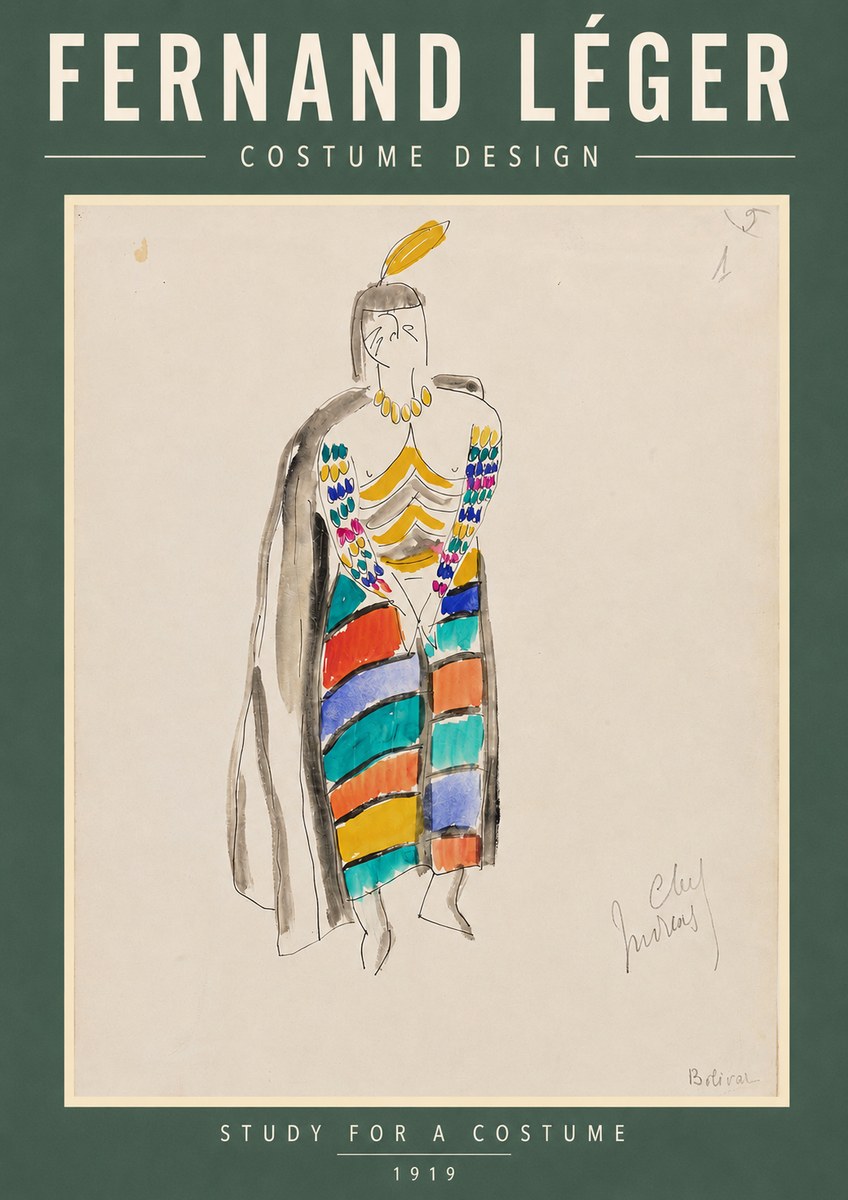 Fernand Léger Chef Moreau No3 - Juliste