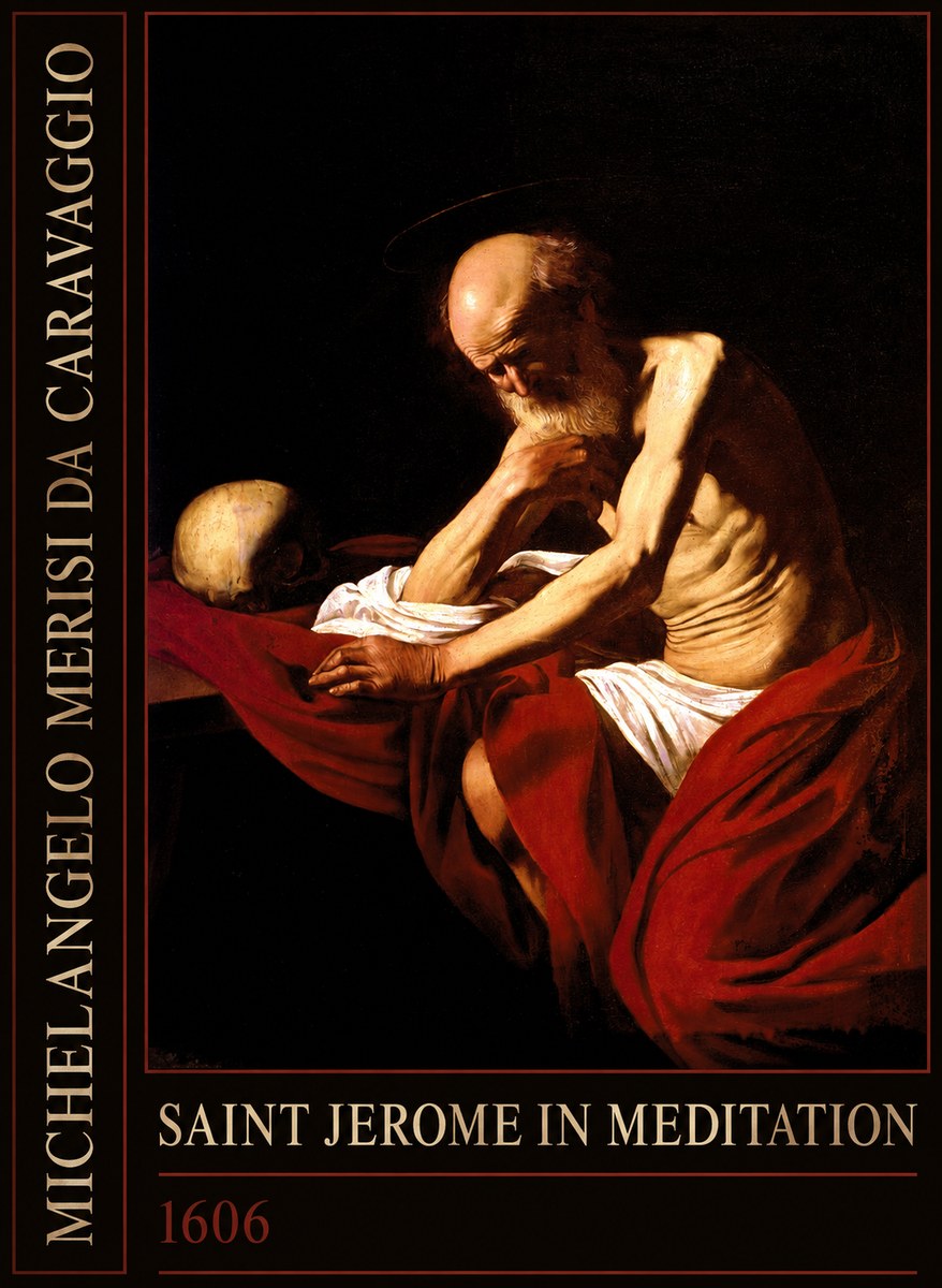 Michelangelo Merisi da Caravaggio Saint Jerome in Meditation I No2 - Juliste