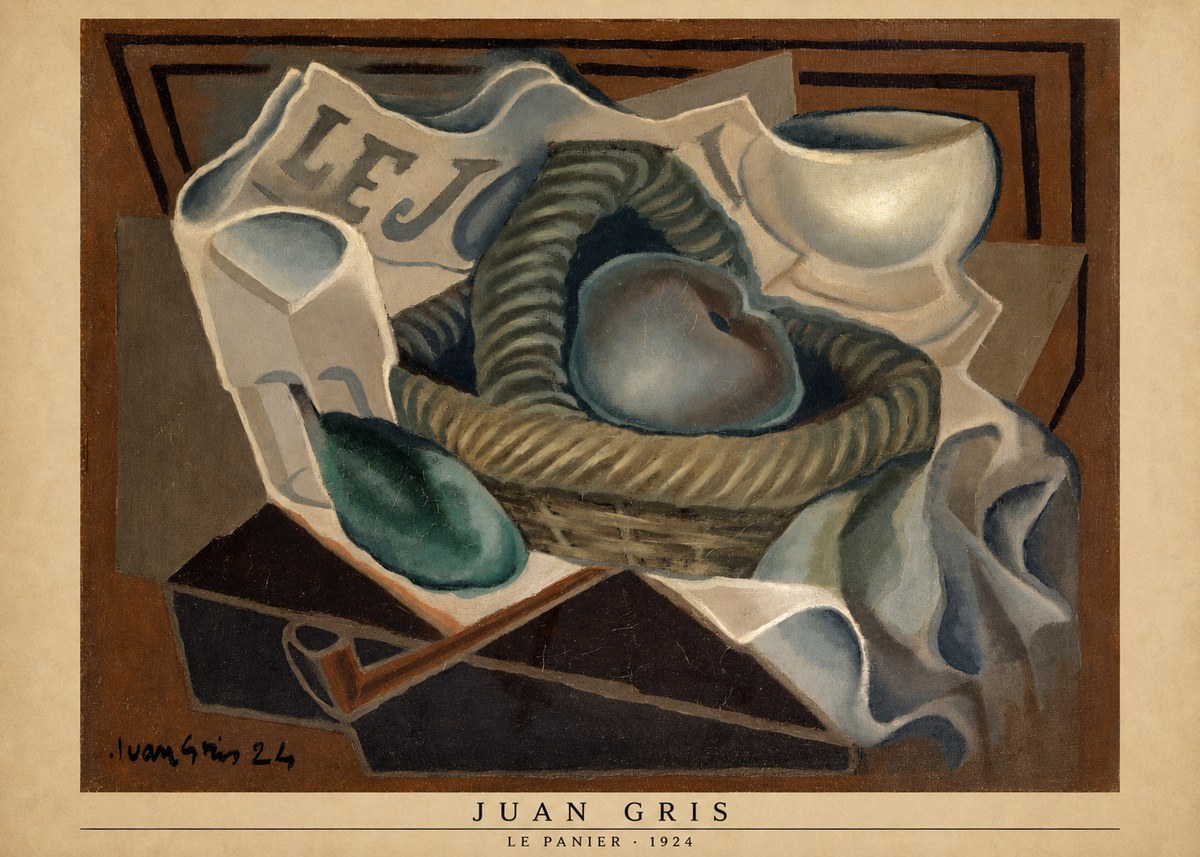Juan Gris Le Panier No6 - Juliste