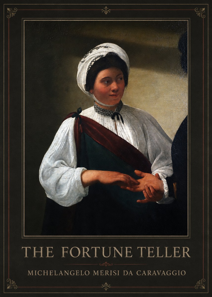 Michelangelo Merisi da Caravaggio The Fortune Teller IV No1 - Juliste