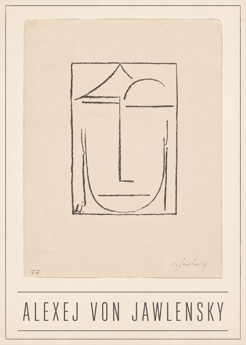 Alexej von Jawlensky Abstract Head No1 - Juliste