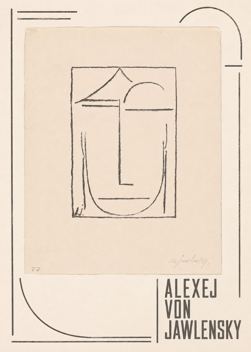 Alexej von Jawlensky Abstract Head No3 - Juliste