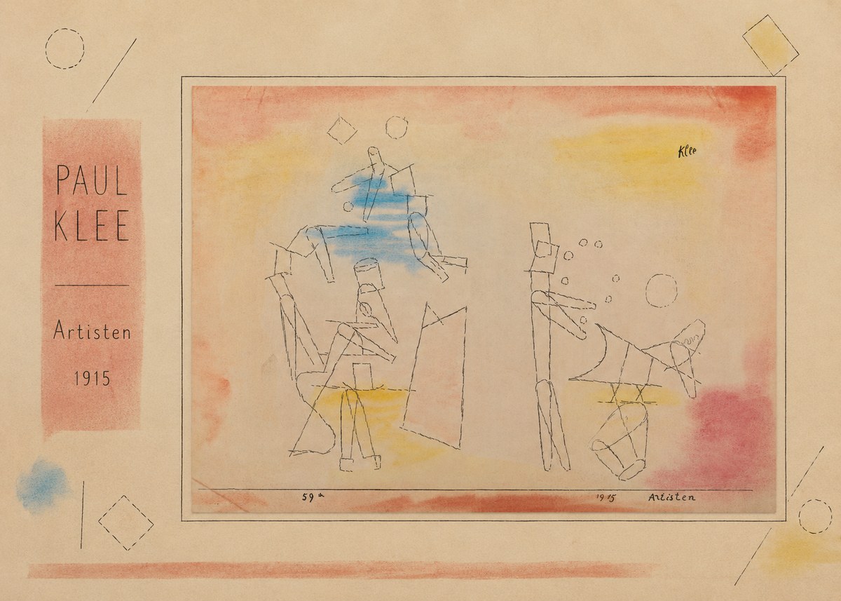 Paul Klee Artisten No2 - Juliste