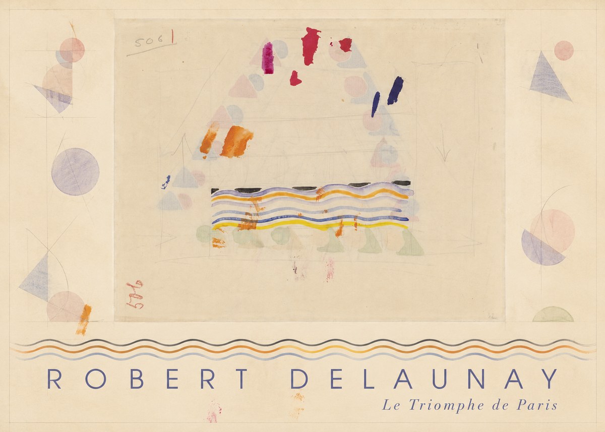 Robert Delaunay Le Triomphe De Paris V No6 - Juliste