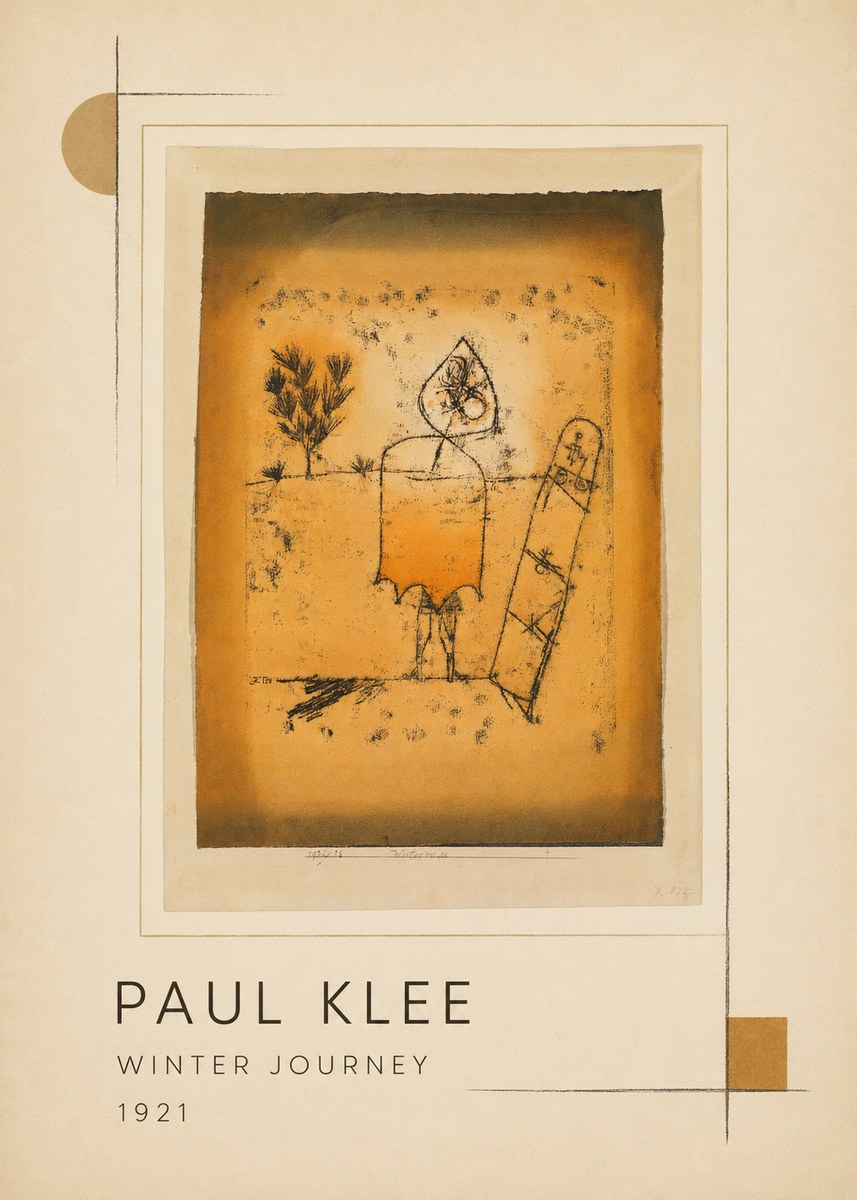 Paul Klee Winter Journey No1 - Juliste
