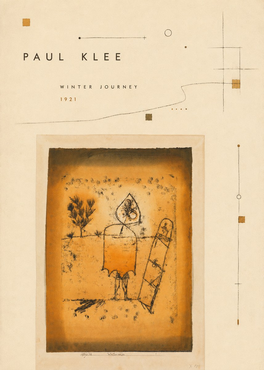 Paul Klee Winter Journey No3 - Juliste