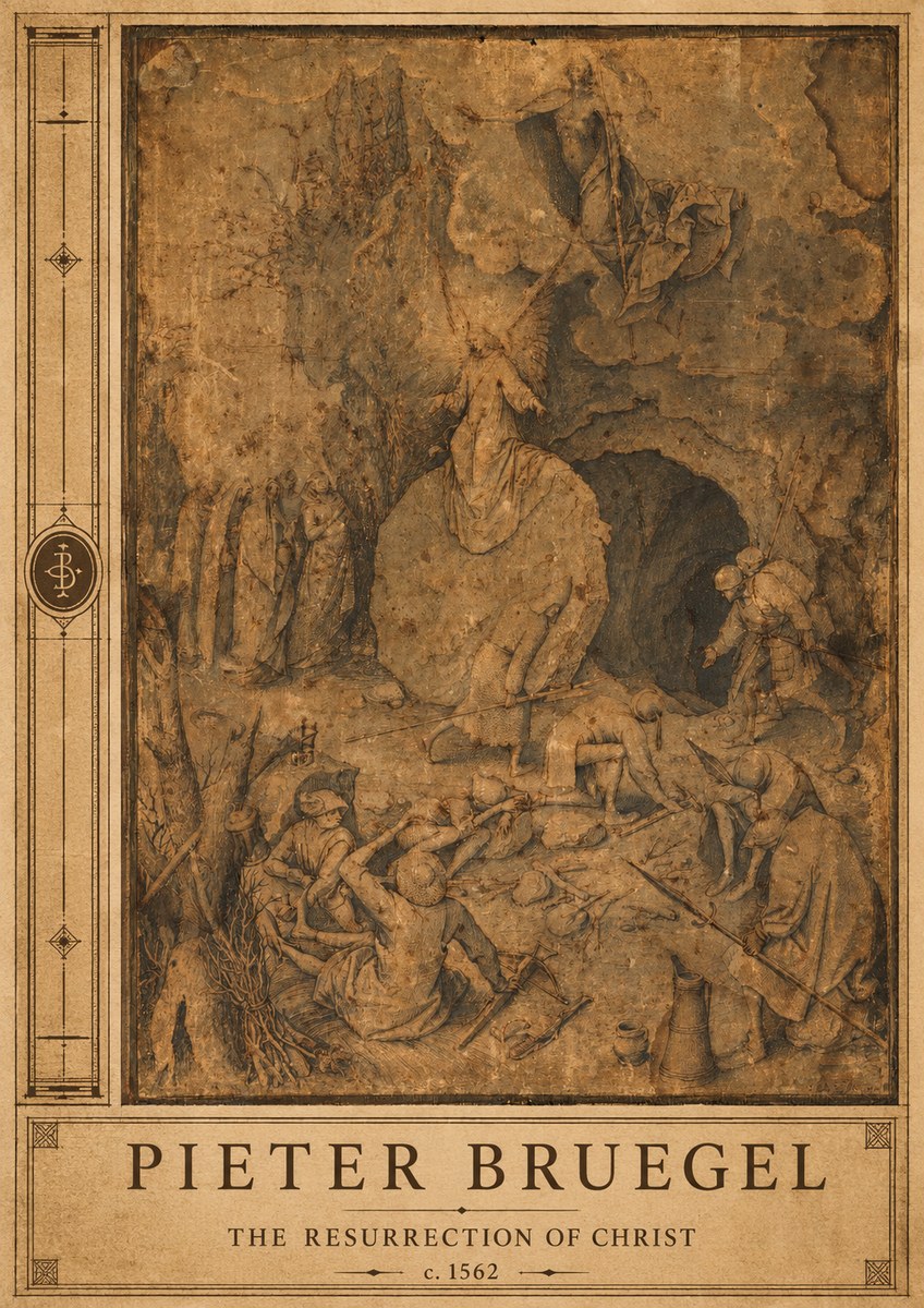 Pieter Bruegel The Resurrection of Christ No2 - Juliste