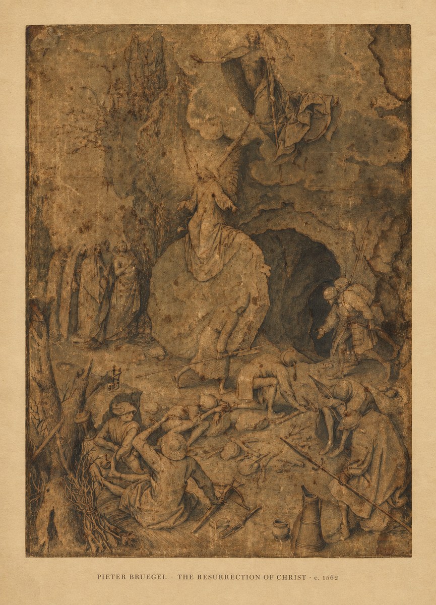 Pieter Bruegel The Resurrection of Christ No5 - Juliste
