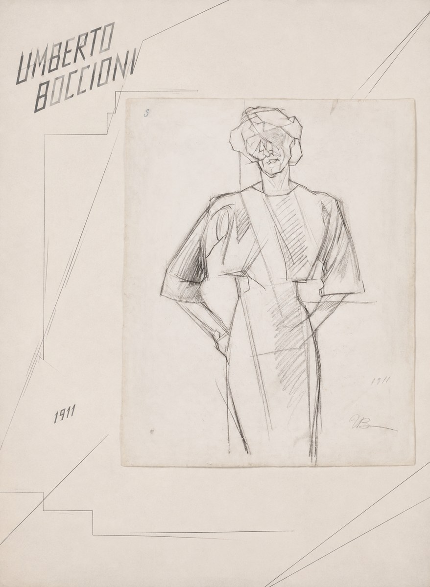 Umberto Boccioni Figure Study, 1911 No2 - Juliste