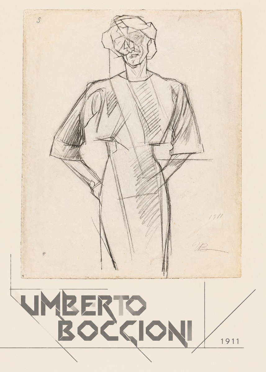Umberto Boccioni Figure Study, 1911 No4 - Juliste