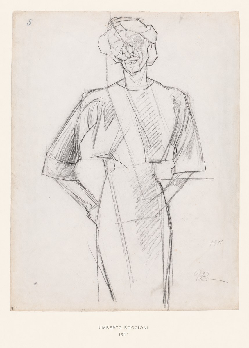 Umberto Boccioni Figure Study, 1911 No6 - Juliste
