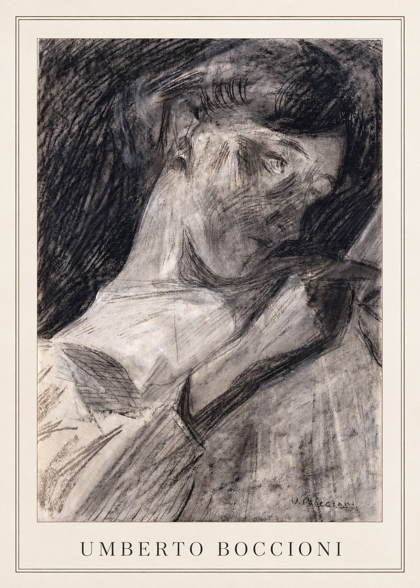 Umberto Boccioni Figure Study II No3 - Juliste
