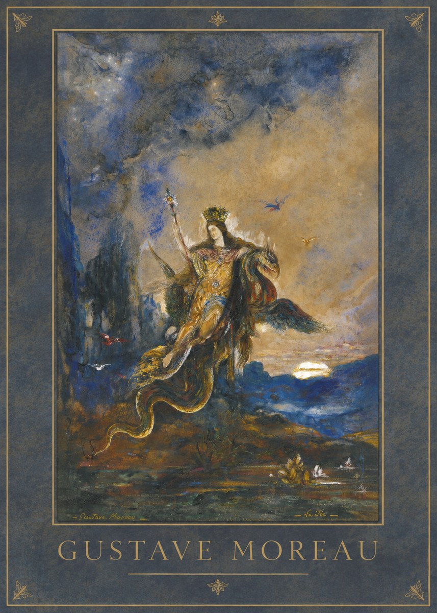 Gustave Moreau Les Fées No1 - Juliste