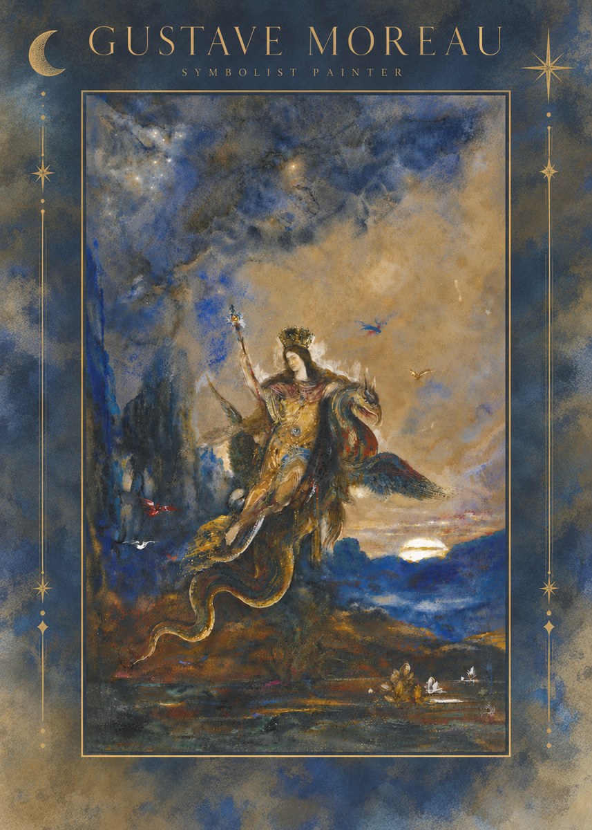 Gustave Moreau Les Fées No6 - Juliste