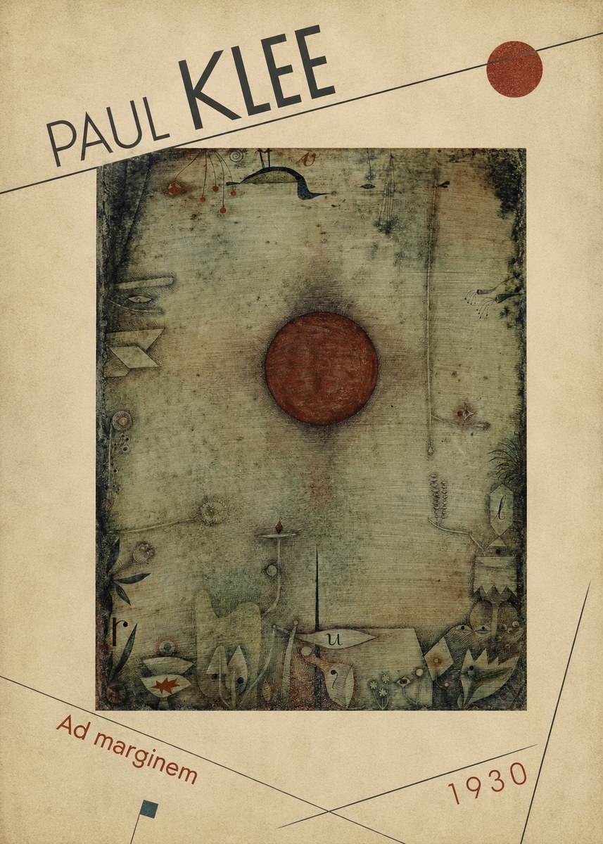 Paul Klee Ad Marginem No3 - Juliste