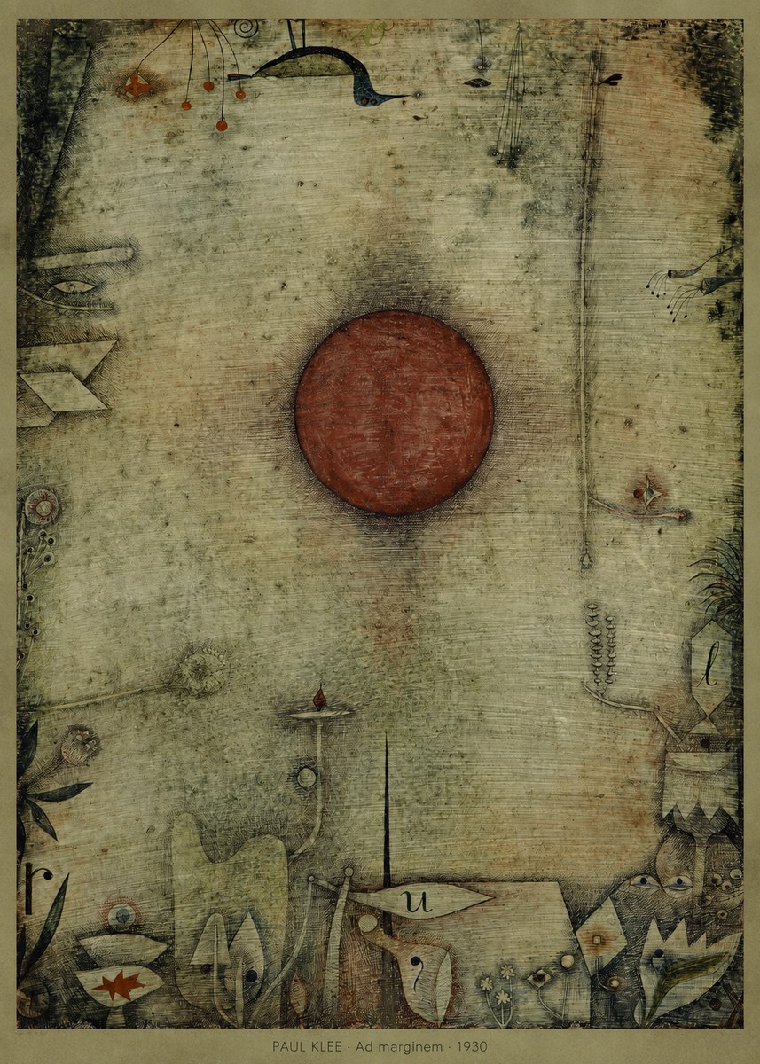 Paul Klee Ad Marginem No6 - Juliste
