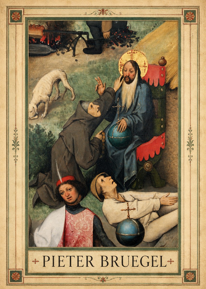 Pieter Bruegel The Adoration of the Magi - Detail No1 - Juliste