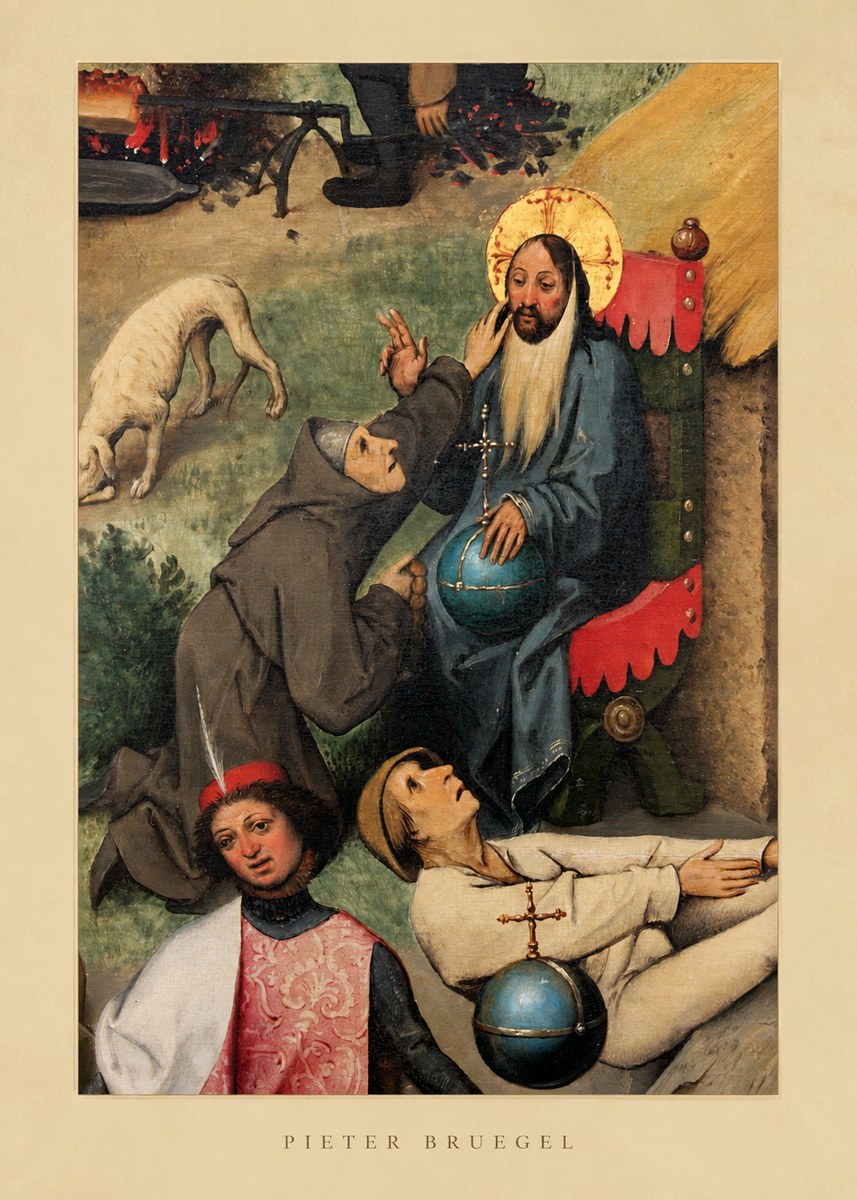 Pieter Bruegel The Adoration of the Magi - Detail No5 - Juliste