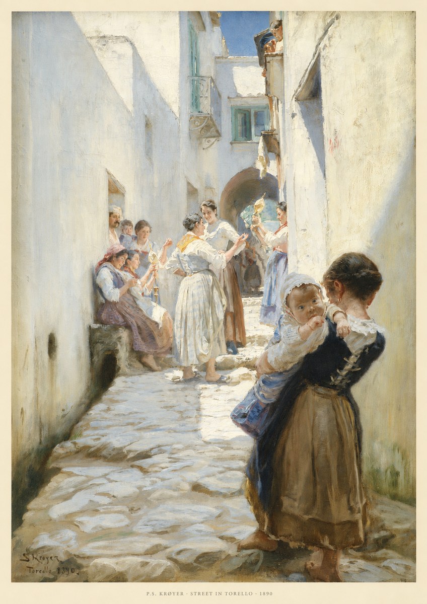 P.S. Krøyer Street in Torello No6 - Juliste
