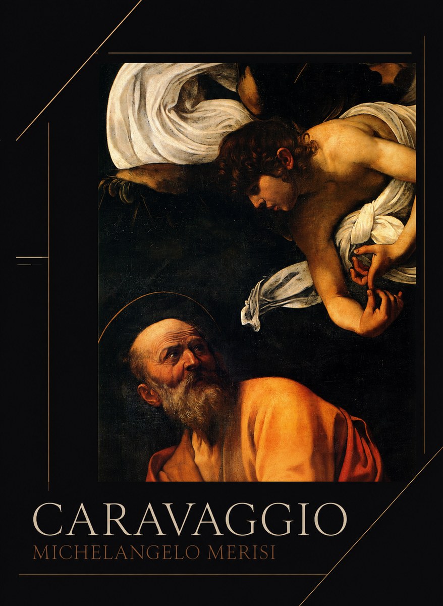 Michelangelo Merisi da Caravaggio The Inspiration of Saint Matthew I No2 - Juliste