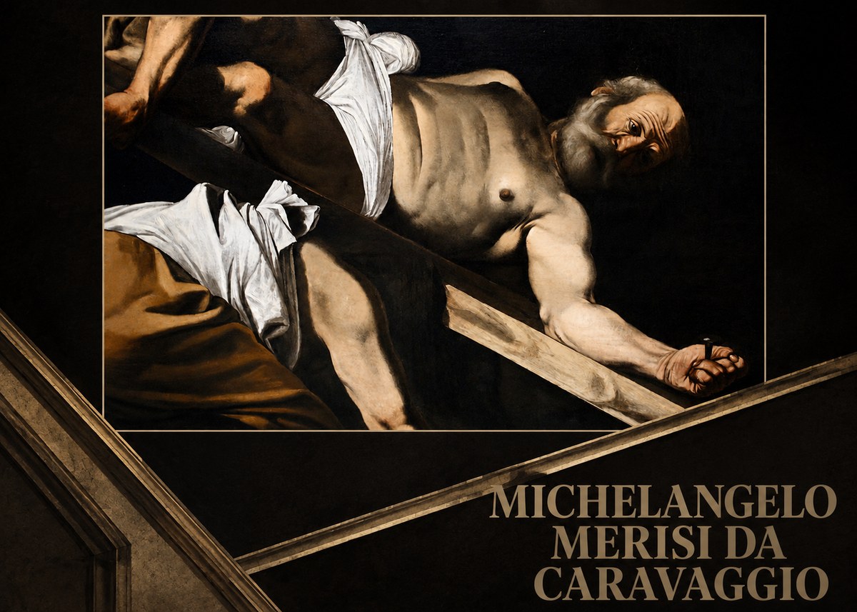 Michelangelo Merisi da Caravaggio The Crucifixion of Saint Peter V No5 - Juliste