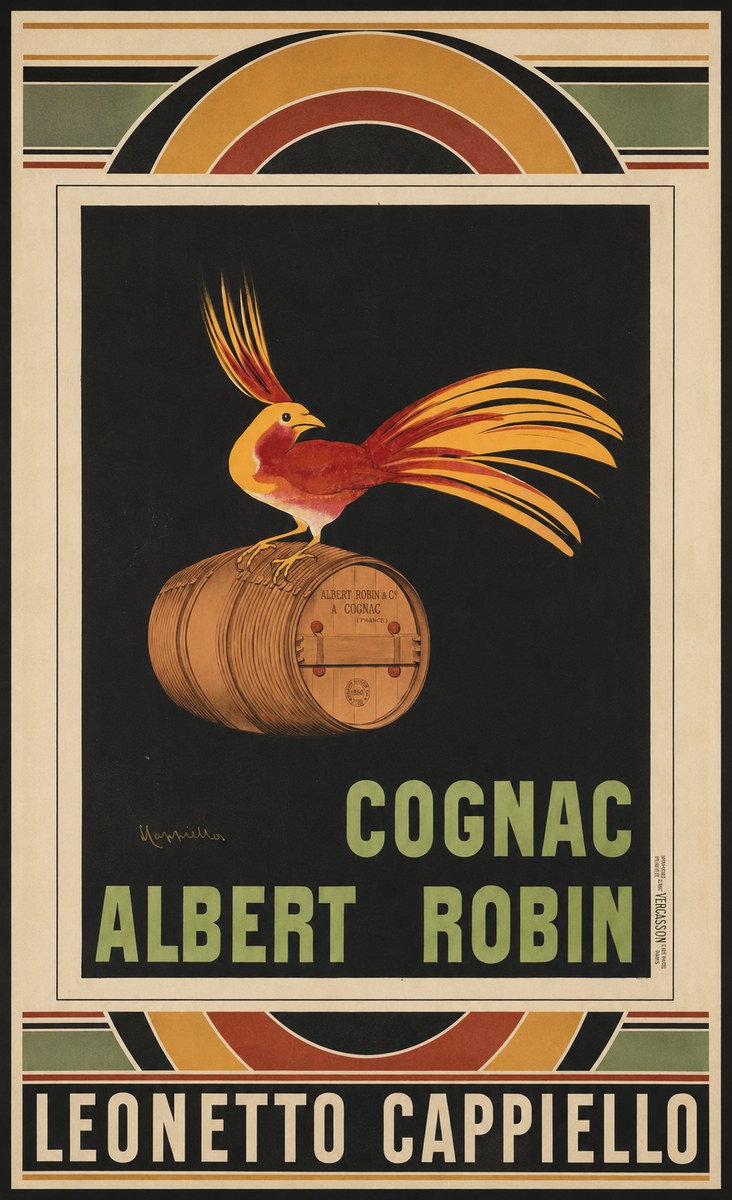 Leonetto Cappiello Cognac Albert Robin No4 - Juliste