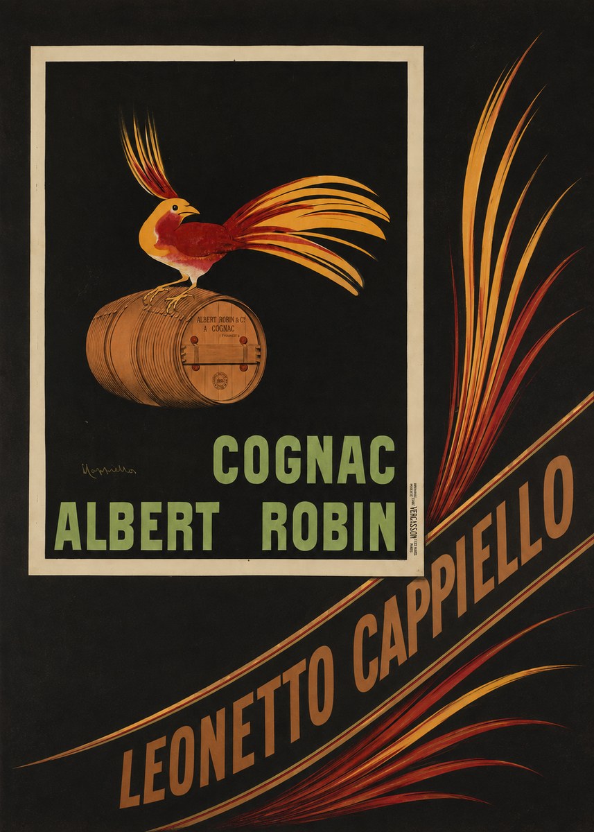 Leonetto Cappiello Cognac Albert Robin No5 - Juliste