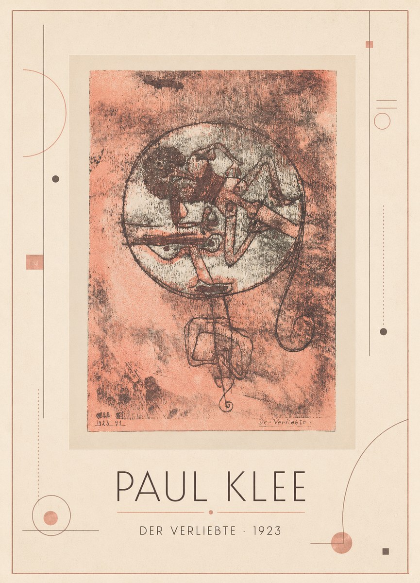Paul Klee Der Verliebte II No1 - Juliste