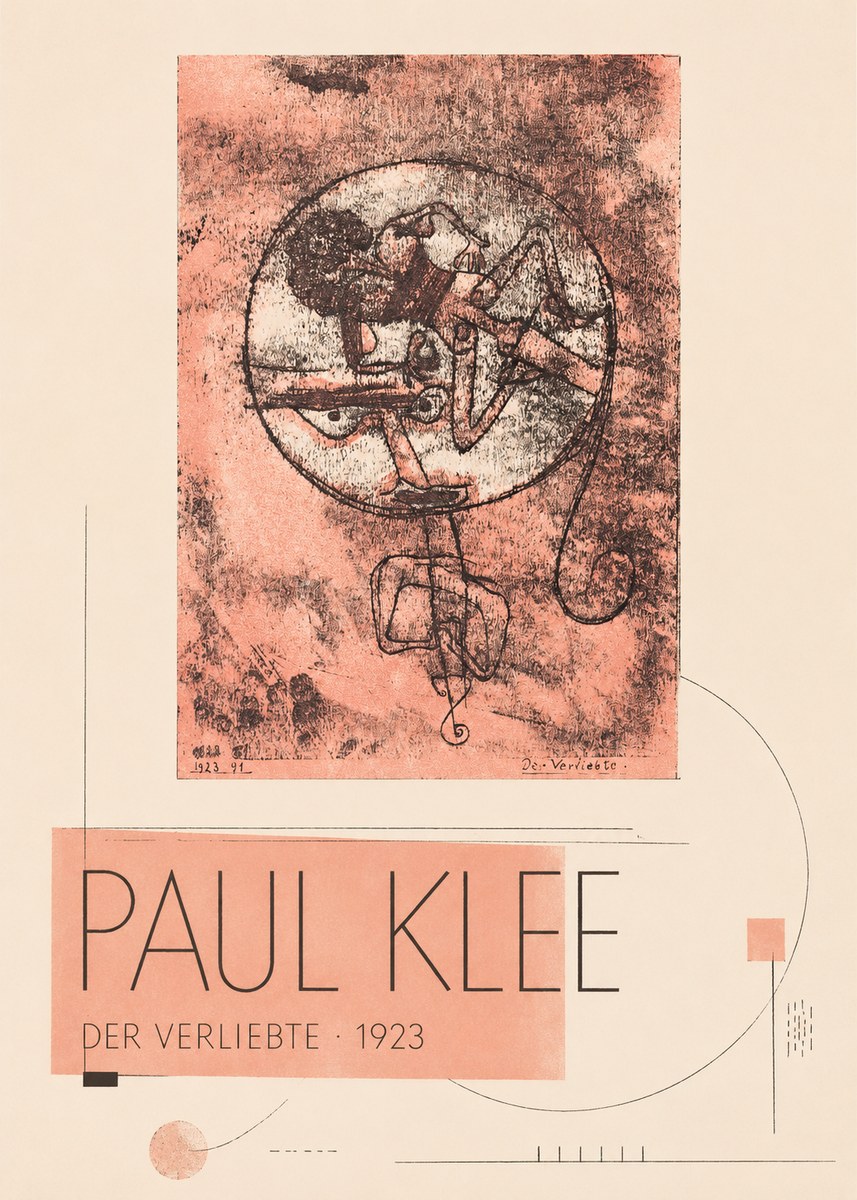 Paul Klee Der Verliebte II No3 - Juliste