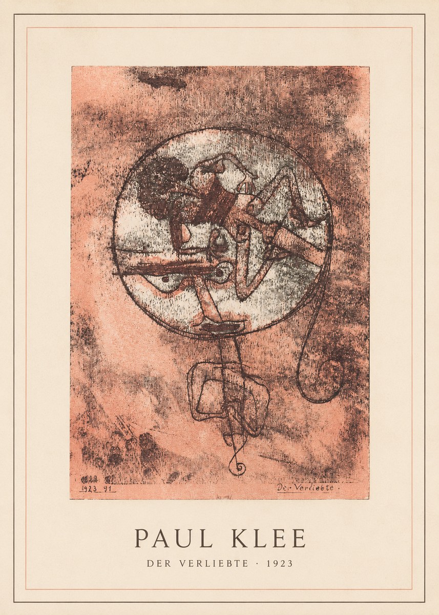 Paul Klee Der Verliebte II No4 - Juliste