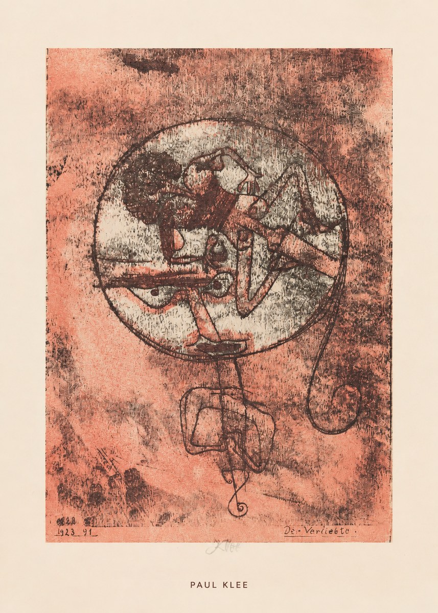 Paul Klee Der Verliebte II No6 - Juliste