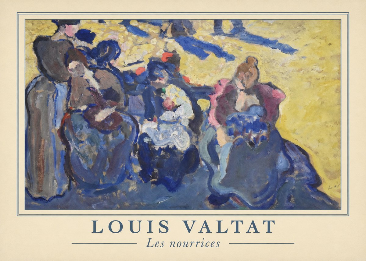 Louis Valtat Les Nourrices No3 - Juliste