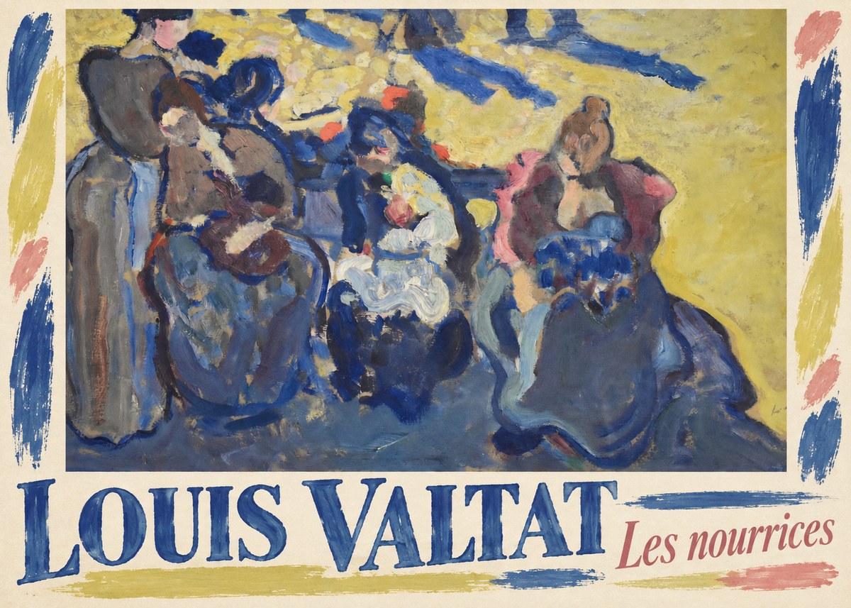 Louis Valtat Les Nourrices No4 - Juliste