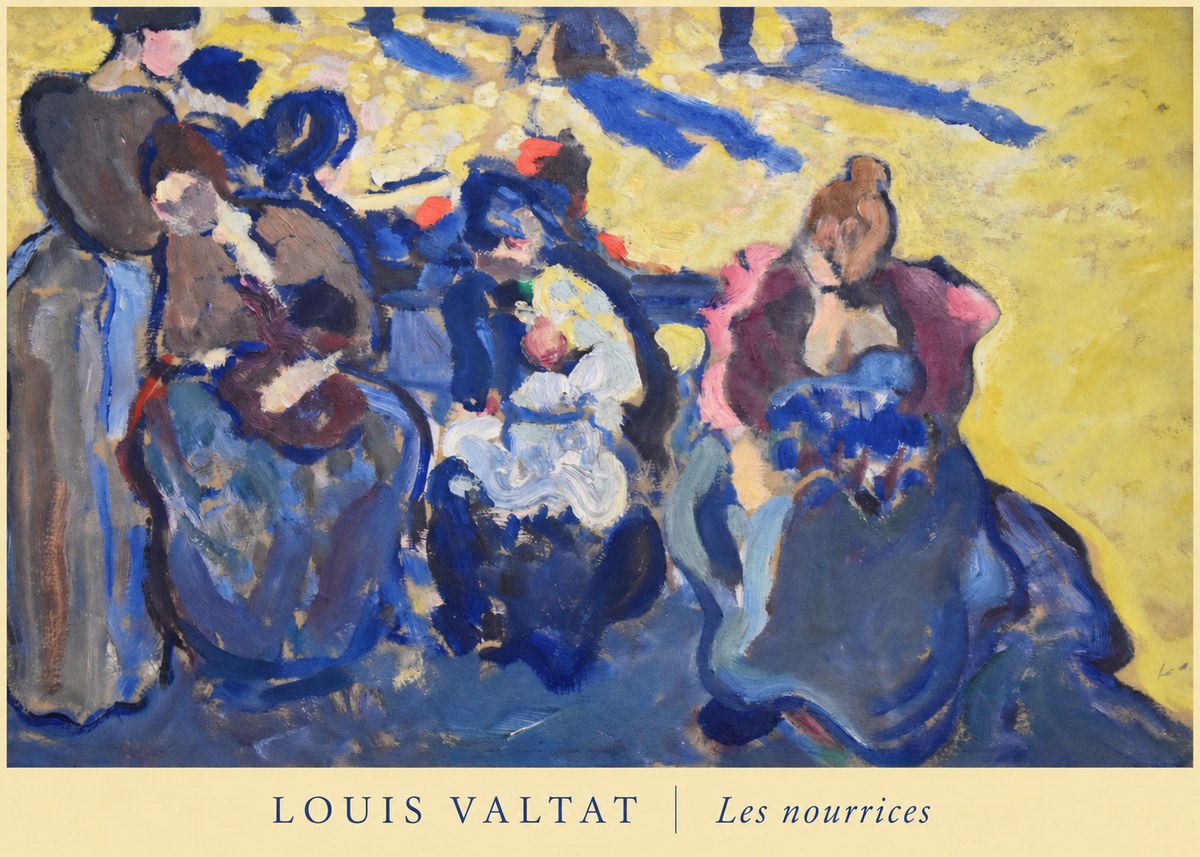 Louis Valtat Les Nourrices No6 - Juliste