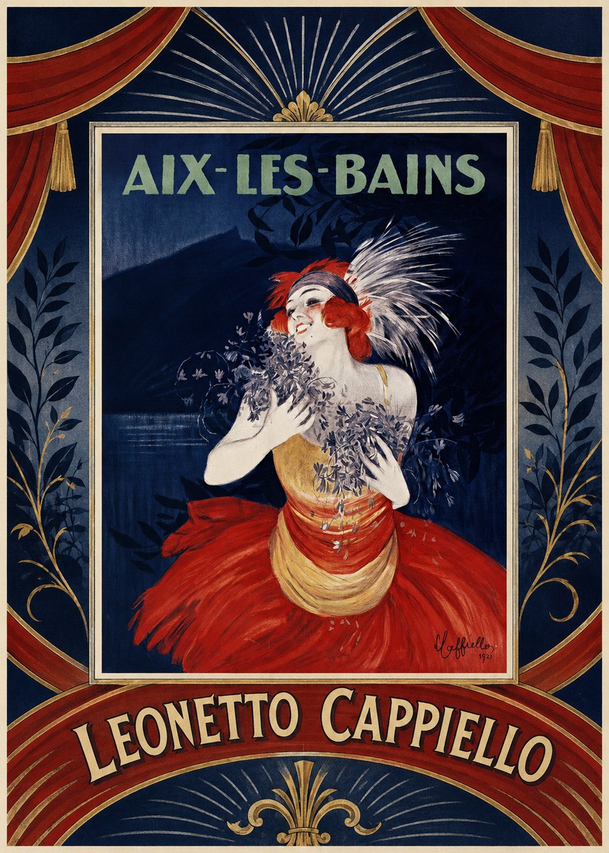 Leonetto Cappiello Aix-les-bains No6 - Juliste