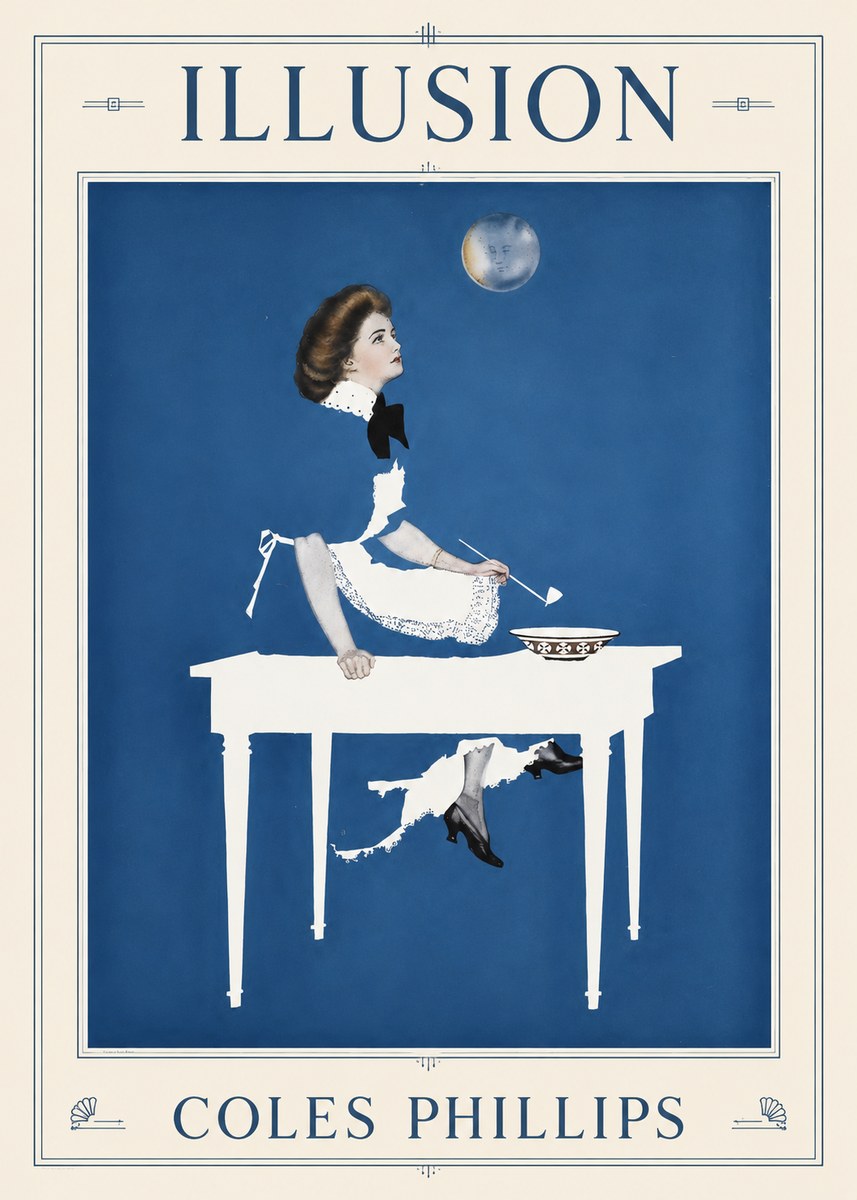 Coles Phillips Illusion No1 - Juliste