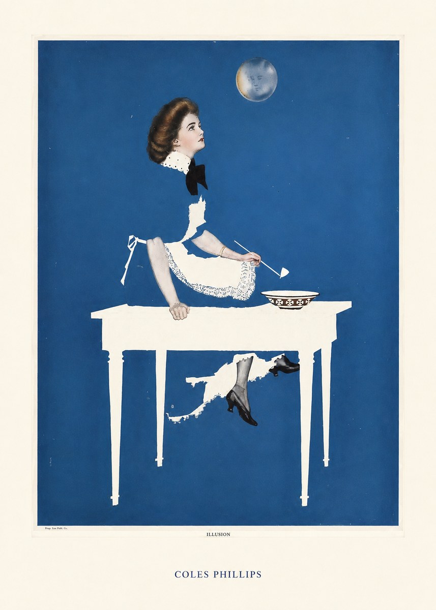 Coles Phillips Illusion No6 - Juliste