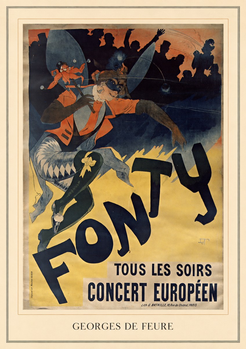 Georges de Feure Fonty II No3 - Juliste