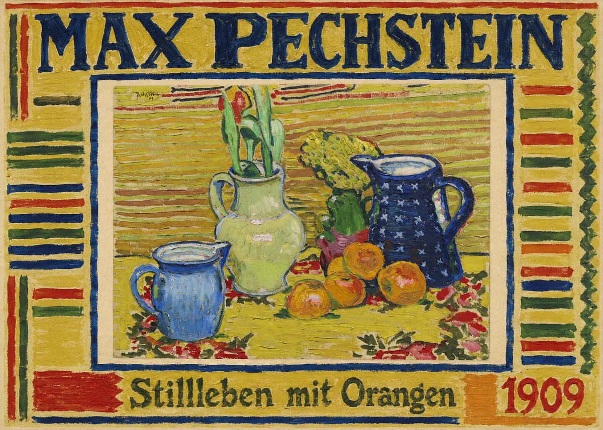 Max Pechstein Stillleben Mit Orangen No1 - Juliste