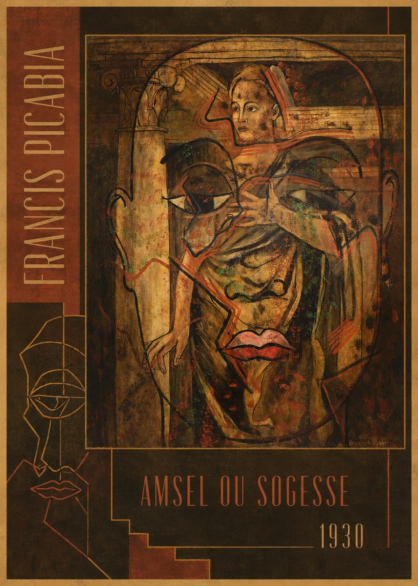 Francis Picabia Amsel Ou Sogesse No2 - Juliste