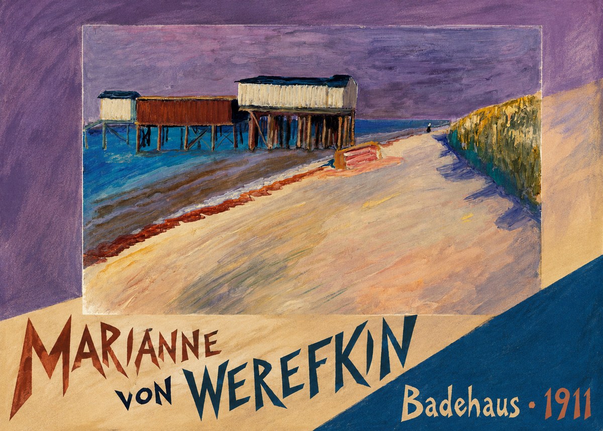 Marianne von Werefkin Badehaus No5 - Juliste