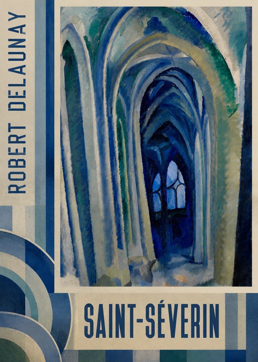 Robert Delaunay Saint-séverin No4 - Juliste