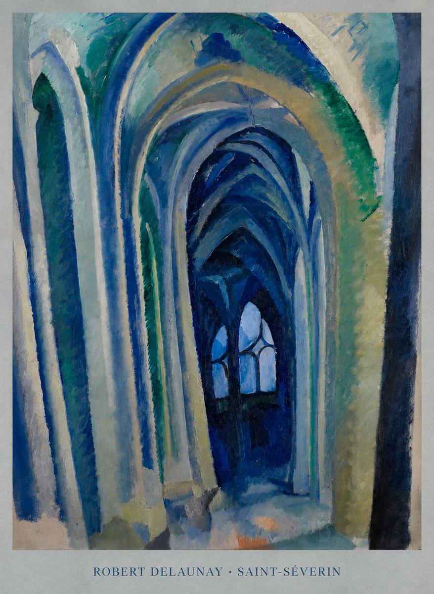 Robert Delaunay Saint-séverin No5 - Juliste