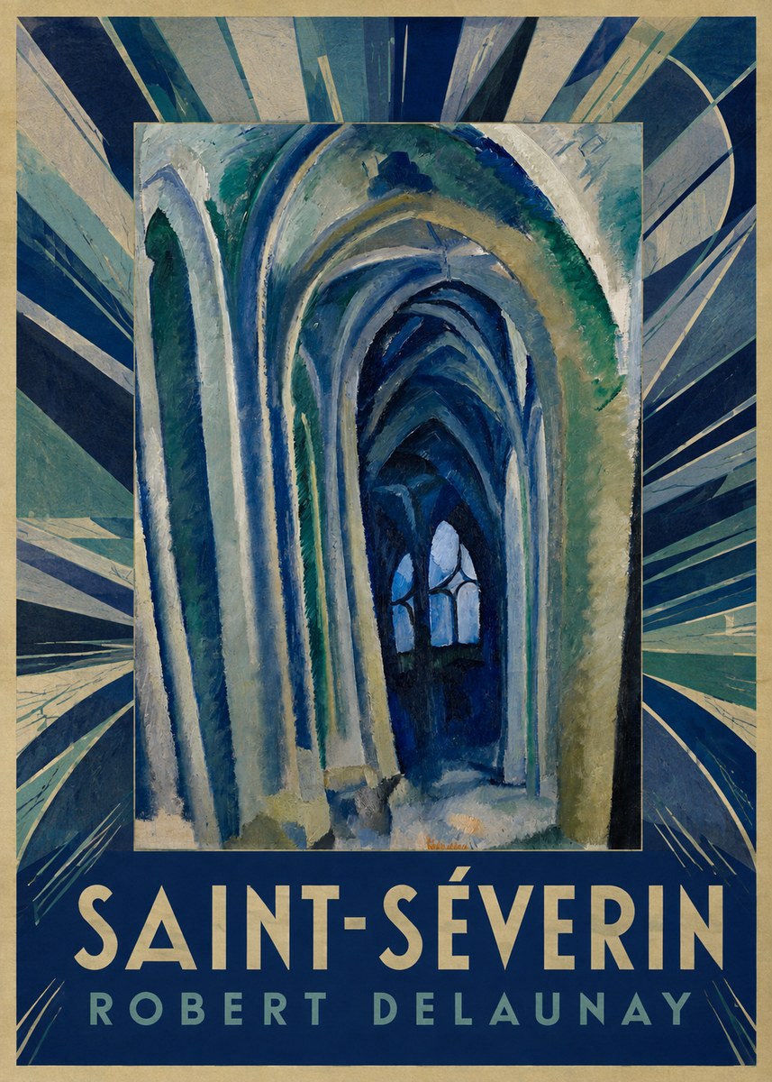 Robert Delaunay Saint-séverin No6 - Juliste