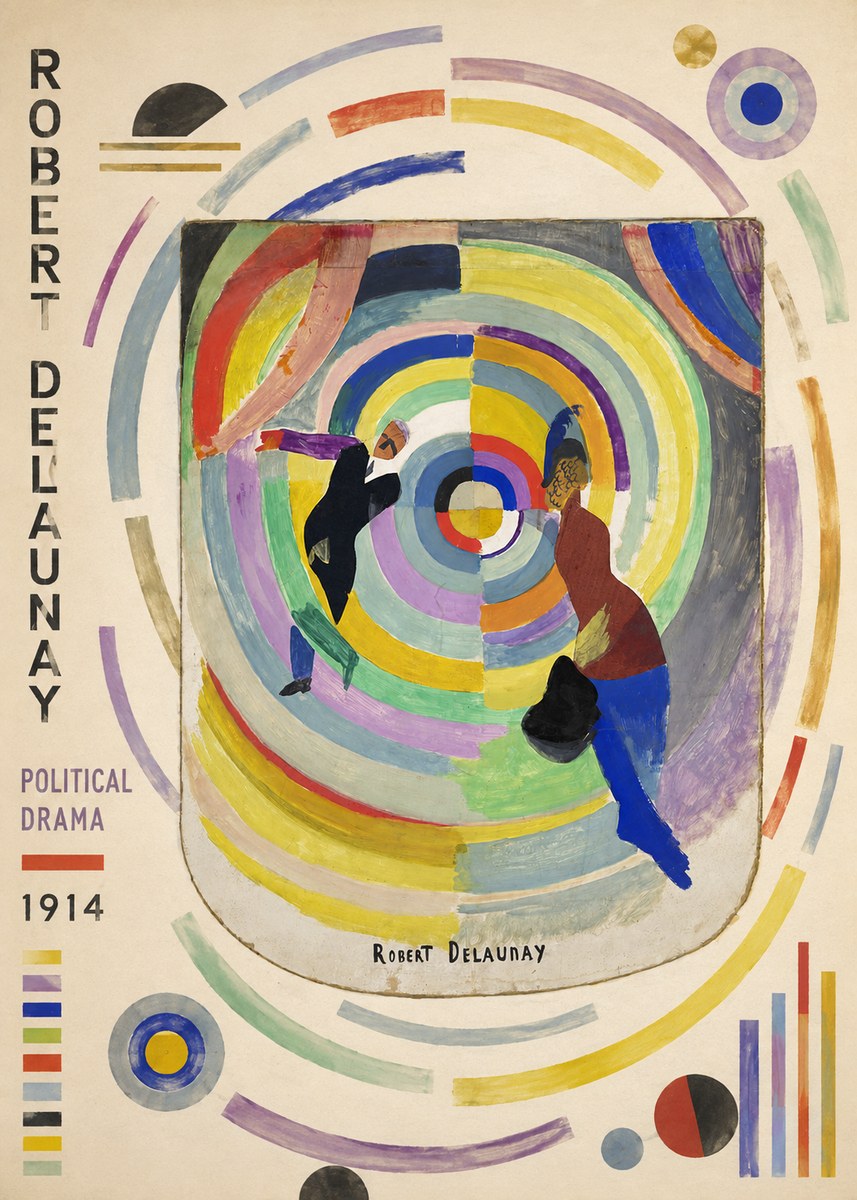 Robert Delaunay Political Drama No5 - Juliste