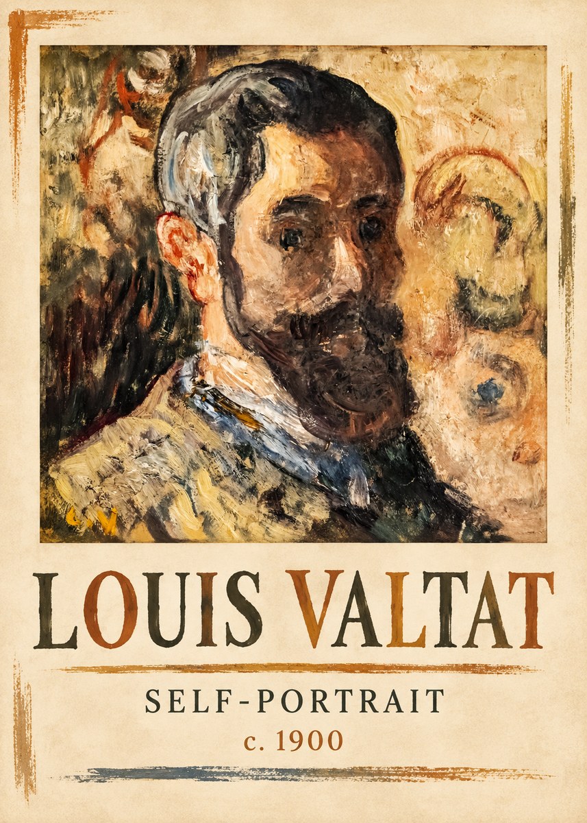 Louis Valtat Self-portrait No2 - Juliste