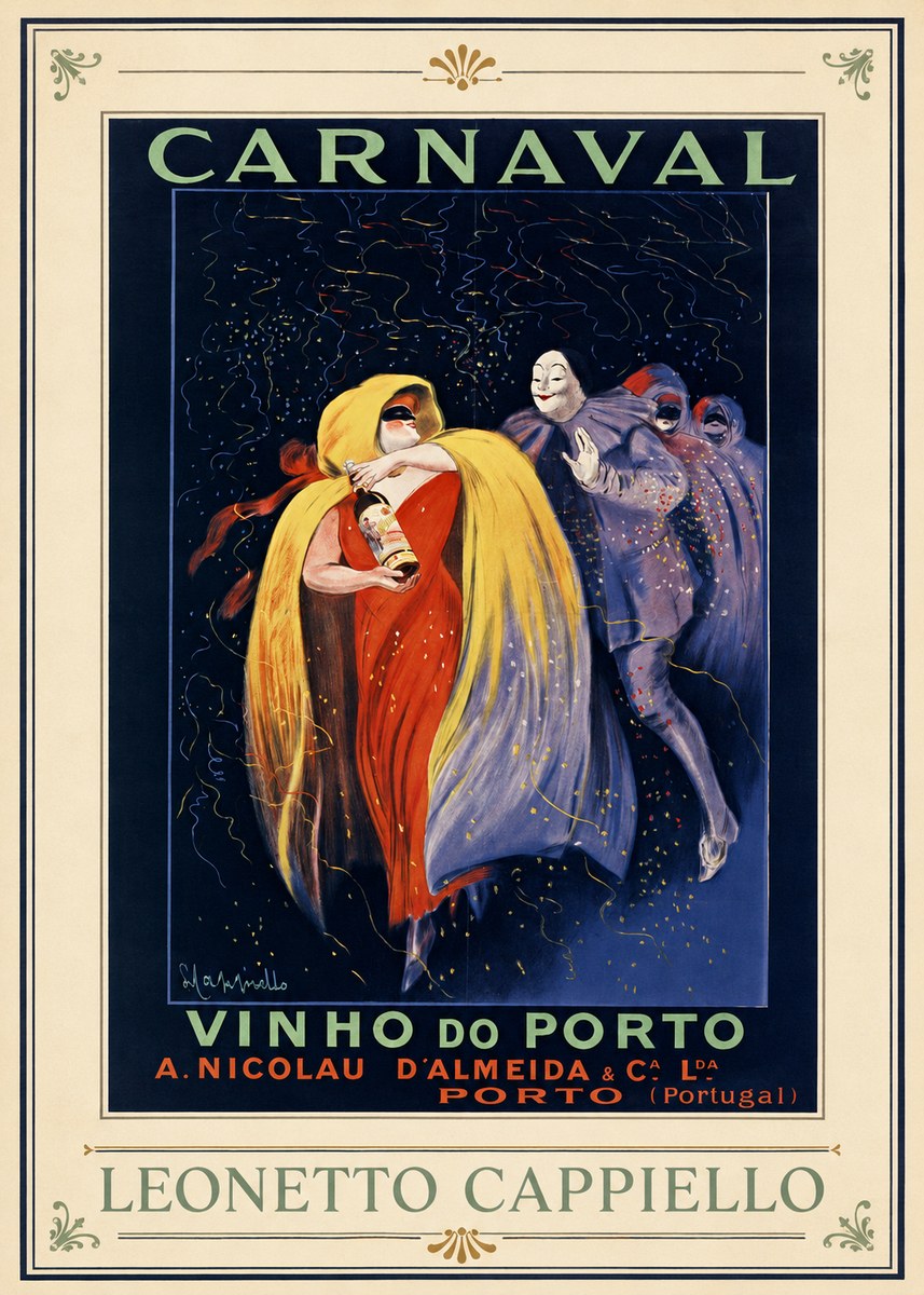 Leonetto Cappiello Carnaval - Vinho Do Porto No1 - Juliste